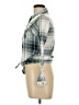 Passport 100% Polyester Plaid Green Long Sleeve Blouse Size 12 - photo 5