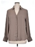 Worthington 100% Polyester Gray Long Sleeve Blouse Size XL - photo 1