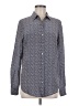 Margaret O'Leary Print Blue Long Sleeve Button-Down Shirt Size Sm (0) - photo 1