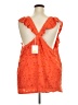 LC Lauren Conrad Orange Sleeveless Blouse Size 4X - photo 2