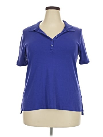 Lane Bryant Short Sleeve Polo (view 1)