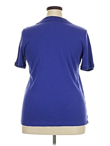 Lane Bryant Short Sleeve Polo (view 2)