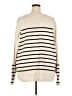 Liz Claiborne Stripes Ivory Pullover Sweater Size 3X - photo 2