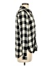 Universal Thread 100% Rayon Checkered-gingham Black Long Sleeve Button-Down Shirt Size M - photo 4