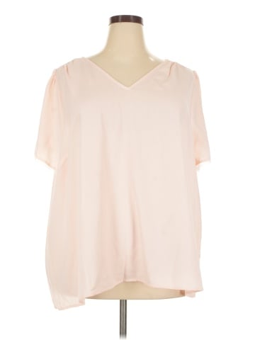 LC Lauren Conrad Short Sleeve Blouse (view 1)