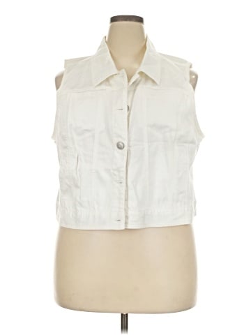 Lane Bryant Denim Vest (view 1)