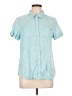 Tommy Hilfiger Teal Short Sleeve Button-Down Shirt Size L - photo 1
