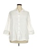 Chico's 100% Linen Ivory 3/4 Sleeve Button-Down Shirt Size XXL (4) - photo 1