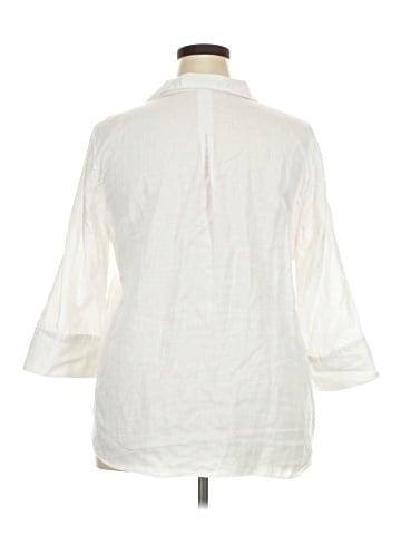Chico's 3/4 Sleeve Button-Down Shirt (view 2)