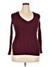 Fashion Nova Burgundy Pullover Sweater Size 2X - photo 1