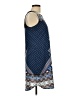 Xhilaration Print Blue Casual Dress Size L - photo 4