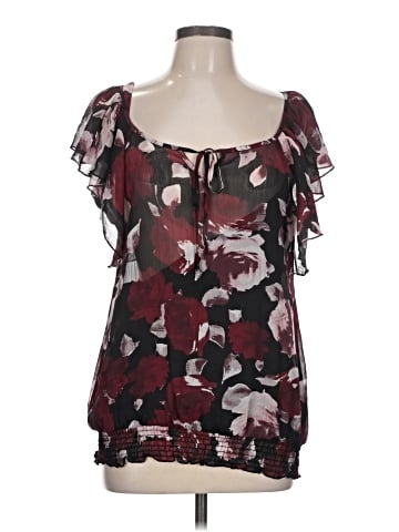 Maurices Short Sleeve Blouse (view 1)
