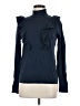 Cefinn 100% Merino Blue Turtleneck Sweater Size M - photo 1