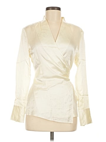 LILYSILK Long Sleeve Silk Top (view 1)