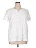 Alfred Dunner 100% Polyester White Short Sleeve Blouse Size XL - photo 1
