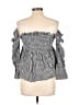 Central Park West Black 3/4 Sleeve Blouse Size S - photo 2