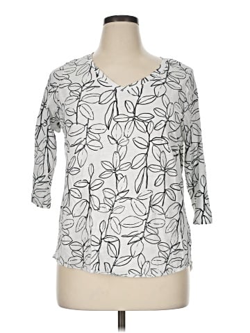 Cynthia Rowley TJX 3/4 Sleeve T-Shirt (view 1)