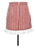DAZY Checkered-gingham Red Casual Skirt Size M - photo 2