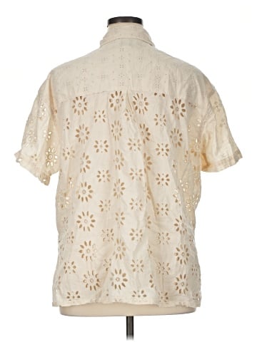 American Eagle Outfitters Short Sleeve Blouse (view 2)