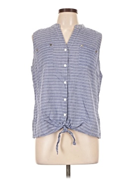Anne Klein Sleeveless Button Down Shirt