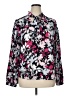 Ellen Tracy Floral Pink Long Sleeve Blouse Size XL - photo 1