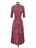 Vince Camuto Print Red Casual Dress Size 4 - photo 2