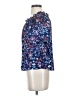 Parker 100% Polyester Blue 3/4 Sleeve Blouse Size XS - photo 5