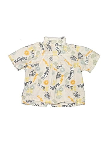 Vitamins Kids Short Sleeve Button-Down Shirt (view 2)