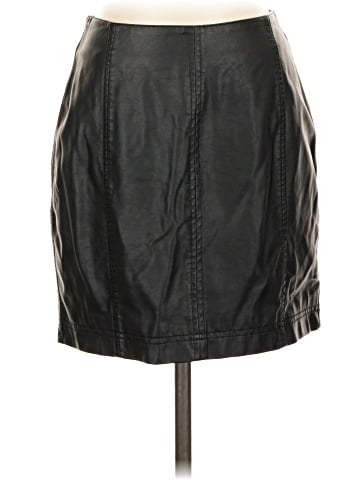 Free People Faux Leather Skirt (view 1)
