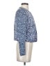 Joie 100% Rayon Print Blue Jacket Size XS - photo 4