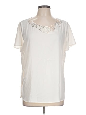 Liz Claiborne Short Sleeve Blouse (view 1)