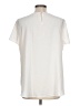 Liz Claiborne 100% Polyester Ivory Short Sleeve Blouse Size L - photo 2