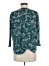 H&M 100% Polyester Teal Long Sleeve Henley Size M - photo 2