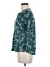H&M 100% Polyester Teal Long Sleeve Henley Size M - photo 5