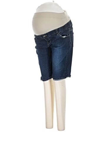 Lilac Denim Shorts (view 1)