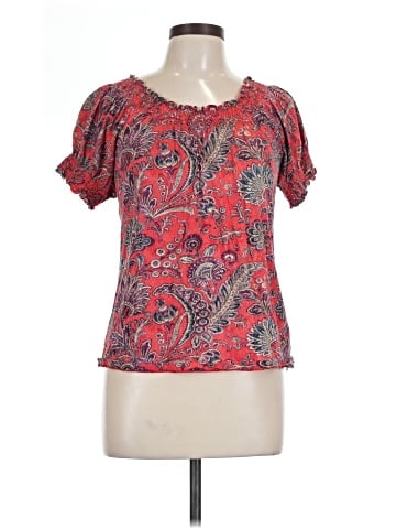 Lauren by Ralph Lauren Short Sleeve Blouse (view 1)