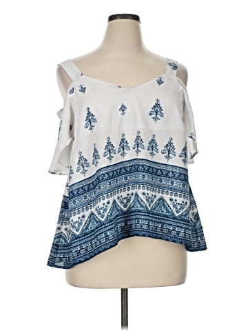 Charlotte Russe Sleeveless Blouse (view 1)