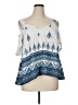 Charlotte Russe 100% Polyester Blue Sleeveless Blouse Size XL - photo 1