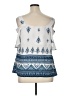 Charlotte Russe 100% Polyester Blue Sleeveless Blouse Size XL - photo 2