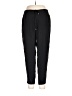Eileen Fisher 100% Silk Solid Black Silk Pants Size L - photo 1