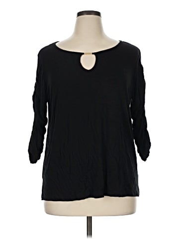 Carmen Carmen Marc Valvo 3/4 Sleeve Top (view 1)