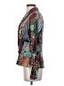 Alberto Makali 100% Polyester Teal Red Long Sleeve Blouse Size S - photo 5