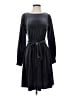 Calvin Klein Solid Black Casual Dress Size 4 - photo 1