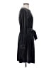 Calvin Klein Solid Black Casual Dress Size 4 - photo 4