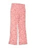 Lands' End 100% Polyester Hearts Pink Casual Pants Size 10 - 12 - photo 2