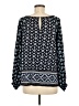 Ann Taylor LOFT 100% Polyester Blue 3/4 Sleeve Blouse Size M - photo 2