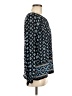 Ann Taylor LOFT 100% Polyester Blue 3/4 Sleeve Blouse Size M - photo 4