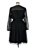 Lane Bryant 100% Polyester Polka Dots Black Casual Dress Size 16 - photo 2