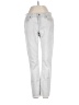 Eileen Fisher Chevron-herringbone Silver Jeans Size 2 - photo 1