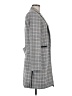 Kenneth Cole New York Plaid Gray Coat Size M - photo 4